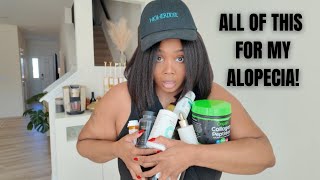 HAIRLOSS: THINGS I USE TO HELP WITH CCCA \u0026 ANDROGENETIC ALOPECIA