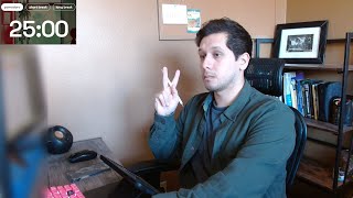 🔴LIVE | 1/1/24 Study With Me To First Bachelor's Degree - 25 \u00265 Pomodoro