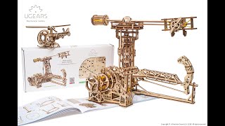 3D Mechanical Wooden Puzzle Games |Ugears Aviator | Models to build | DIY Wood Projects