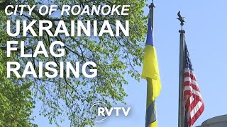 Ukraine Flag Raising Ceremony