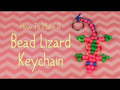 How To Make A Bead Lizard Keychain How To Make A Bead Lizard Keychain