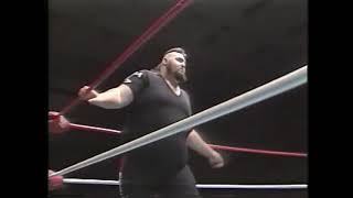 UWF 10 18 86 Chris Adams \u0026 Missing Link vs  One Man Gang \u0026 Savanah Jack