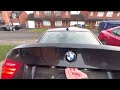 bmw e90 330i build part 3 lci boot trunk lid led tail lights retrofit installation facelift saloon