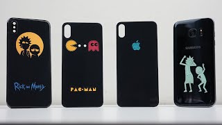 Using Lasers To Create Awesome Custom Phones - Laser Engraved Colour Graphics