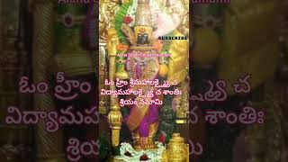 #స్థిరమైన ధనం కోసం మహాలక్ష్మి మంత్రం #mahalakshmi mantara #telugu #devotional #kanakadhara