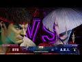 Ryu vs. AKI - Hardest Level CPU Street Fighter 6 gameplay