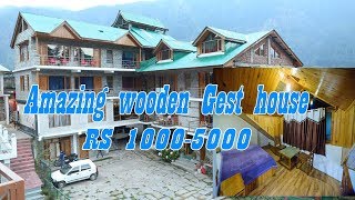 Amazing wooden house | foghills cottages manali | Extreme Intelligent Log House Building