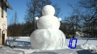 how to make a snowman in 10 sec.
