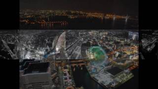 Timelapse yokohama Night View