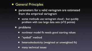 Fitting Variogram Models