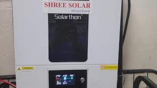 Shree solar hybrid inverter 5.5kw New model wholesale shop coimbatore Tamil Nadu India 9367912615