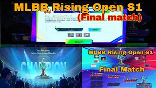 MLBB Rising Open S1 Final Match Gameplay | Champion of Lahore Neighborhood Bracket 🎮🔥