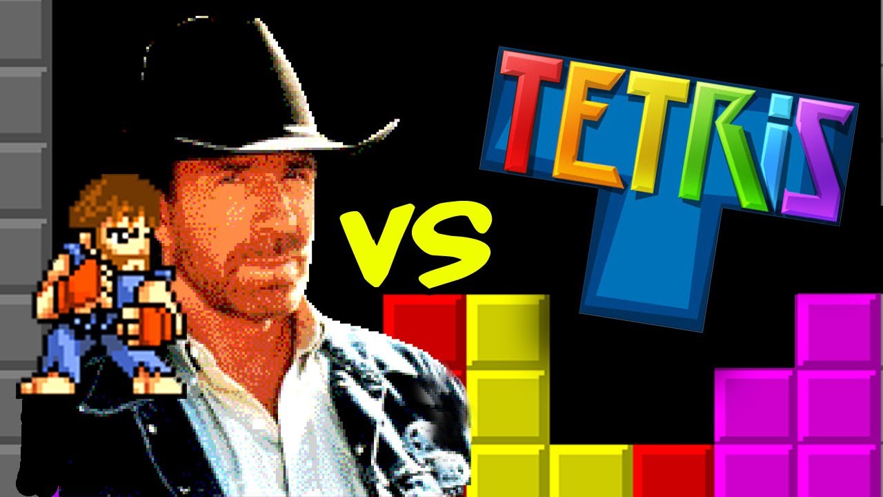 Chuck Norris Vs Tetris Youtube