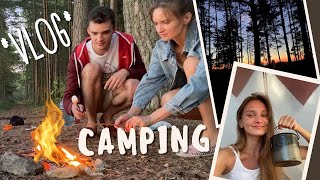 Влог: кемпинг в лесу летом 2022 Эстония/ Camping in the forest Estonia