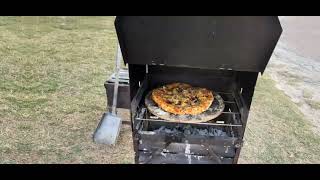 Turn your MadKon Braai into an pizza oven with the Folding Lid