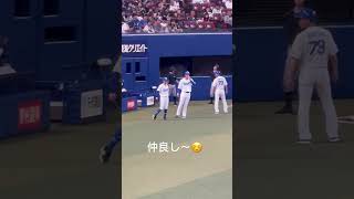 幹也と岡林　8月8日横浜戦