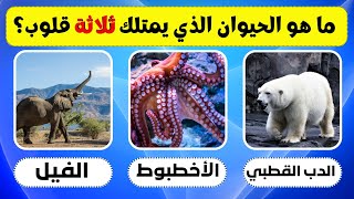 الغاز وأسئلة عن الحيوانات | 10 سؤال وجواب لاختبار معرفتك وذكاءك 💡🤔| الغاز للأذكياء