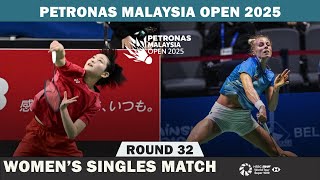 Tomoka MIYAZAKI (JPN) vs Mia BLICHFELDT (DEN) Malaysia Open 2025 Badminton