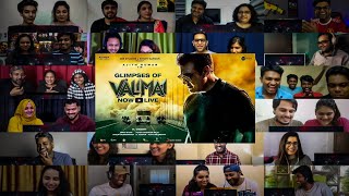 Glimpses of Valimai Crazy Mega Reaction Mashup | Ajith Kumar | #DheerajReaction |