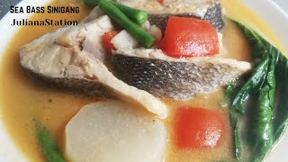 Sea Bass Sinigang/Fish in Tamarind Soup/JulianaStation