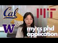 CS PhD application & planning: How I got into everywhere (MIT, Berkeley, etc.)