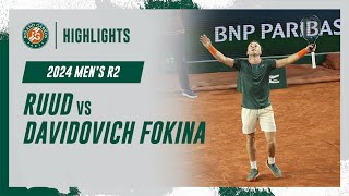Ruud vs Davidovich Fokina Round 2 Highlights | Roland-Garros 2024