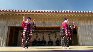 琉球舞踊「貫花」@首里城公園 新春の宴「琉球芸能の宴」