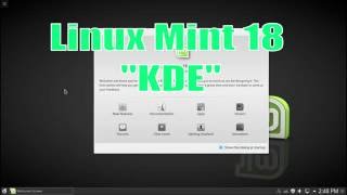 Linux Mint 18 KDE Preview