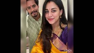 Nikhil kumaraswamy with wife❤🥰#youtubeshorts #youtubewhatsappstatus @movienews9999