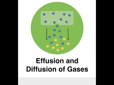 Which is an example of a gas diffusion?