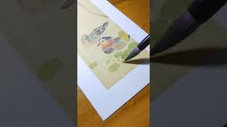 Chinese painting tutorial #shorts #中国画 #画画教学 #drawing