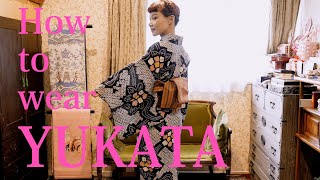 Yukata robe dressing tutorial