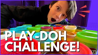 Play-Doh Food Monster Challenge! 🍔👾