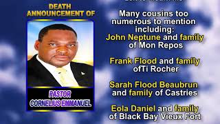 Pastor Cornelius Emmanuel longer