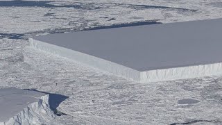 NASA Scientists Were Flying Over Antarctica When They Discovered This Mysteriously Shaped Iceberg