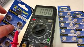 TIANQIU AG13 LR44 357A 1.5V Alkaline Battery Review