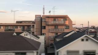 ウェザーリポート動画0215@東小金井（6:50頃、北の空、朝焼け）