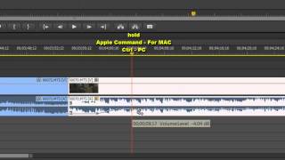 Fade Audio with keyframes Premiere Pro CC Tutorial