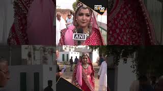 Bride Casts Her Vote in Muzaffarnagar Ahead of Lok Sabha Elections First Phase | News 9 #shorts