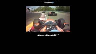 FERNANDO ALONSO MASTERCLASS OF OVERTAKE IN CANADA ⚔️🏎️ #f1 #fernandoalonso #canadiangp #overtake