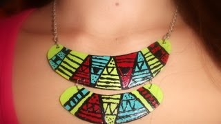 diy collar étnico/ ethnic necklace