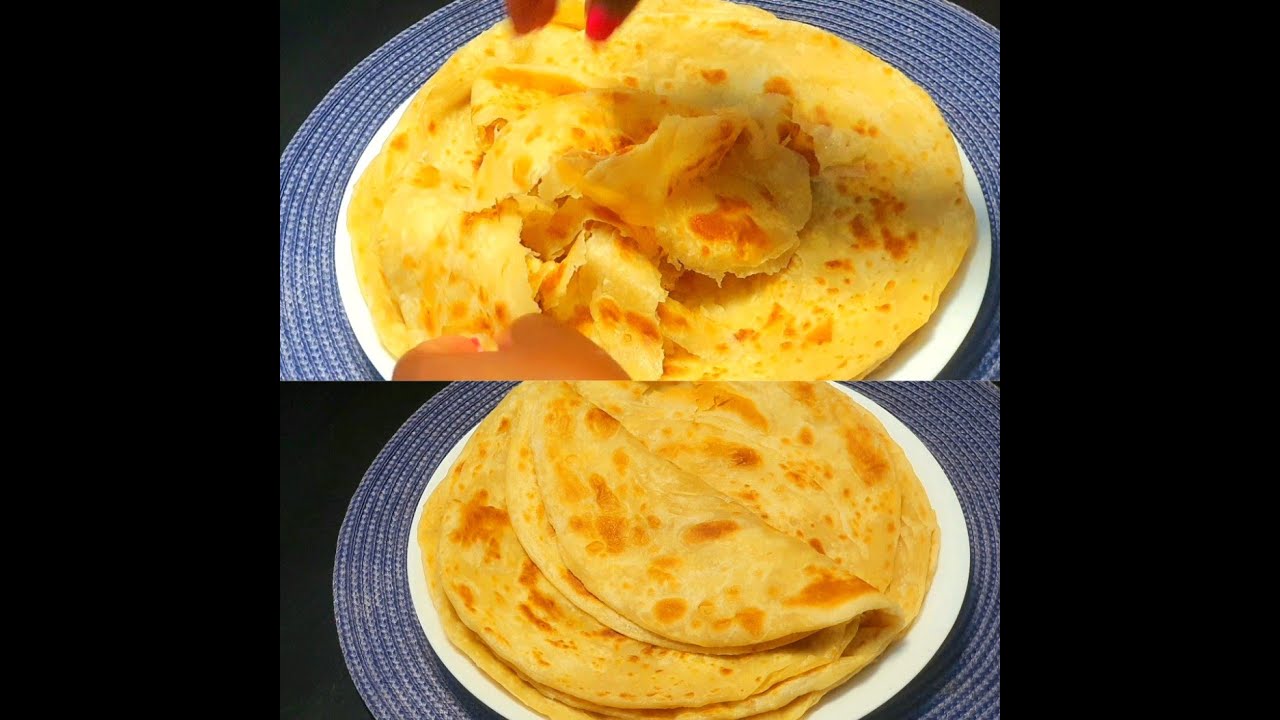 How To Make Flaky Layered Chapati Youtube