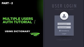 Build a Simple Python CLI Login System with Dictionary | Multiple Users Auth Tutorial