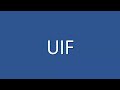 Mathematical Literacy: UIF