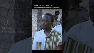 2002, President Moi , William Ruto campaigning for Uhuru Kenyatta in Mombasa