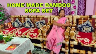 BAMBOO SOFA SET || BAMBOO FURNITURE || 🤩 HOME MADE BAMBOO SOFA SET || BAMBOO CRAFTING