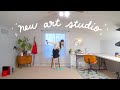 Moving Into My DREAM ART STUDIO! 💖 (it's my favorite one yet eek)