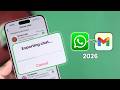 Export WhatsApp Chat to Email!