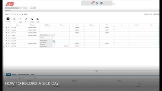 Adp How To Record A Sick Day