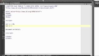 JavaScript - 20. Local and global variables
